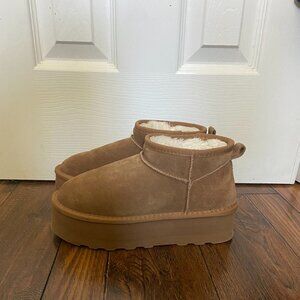 Cushionaire Ankle Platform Boots